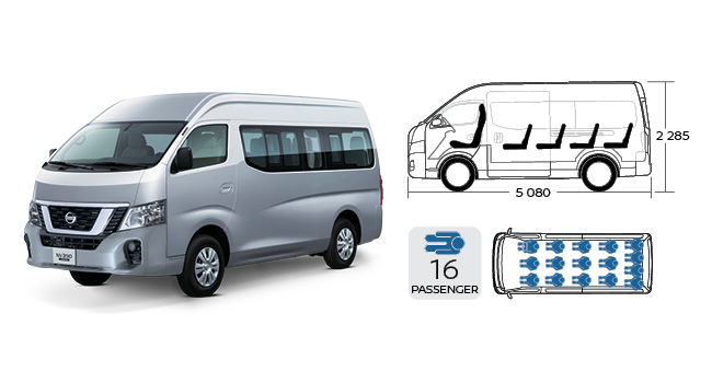 Nissan NV350 URVAN Minibus High Roof